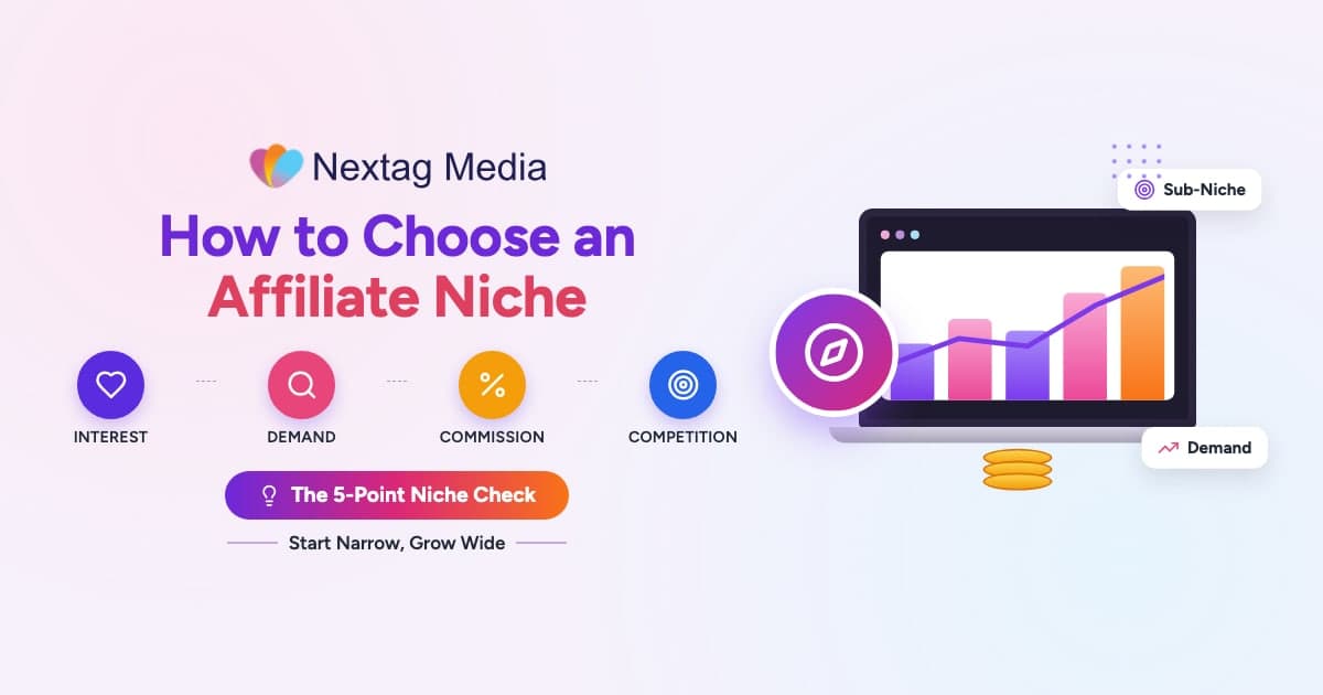 Compass choosing between affiliate marketing niches